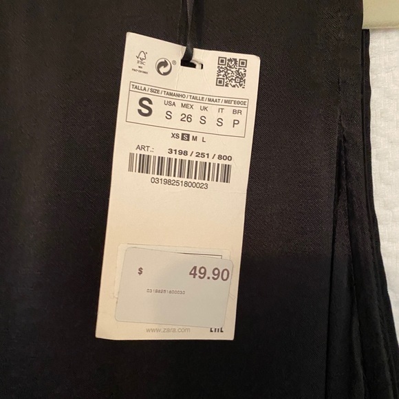 NWT Zara Assymetrical Dress - Picture 3 of 5